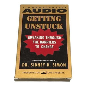 Vintage Getting Unstuck Dr. Sidney B. Simon Audio Cassette Tape Simon & Schuster